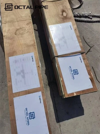 vacuum insulated tubing stock stacking and export packing at port vacuum insulated tubing stock stacking and export packing at port